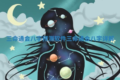 三命通会八字预测软件_三命通会八字详解