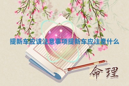 提新车应该注意事项_提新车应注意什么