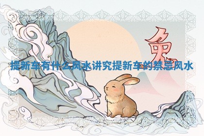 提新车有什么风水讲究 提新车的禁忌风水