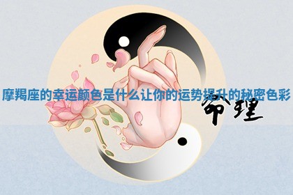 摩羯座的幸运颜色是什么 让你的运势提升的秘密色彩