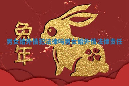 男女婚外情犯法律吗 男女婚外情法律责任
